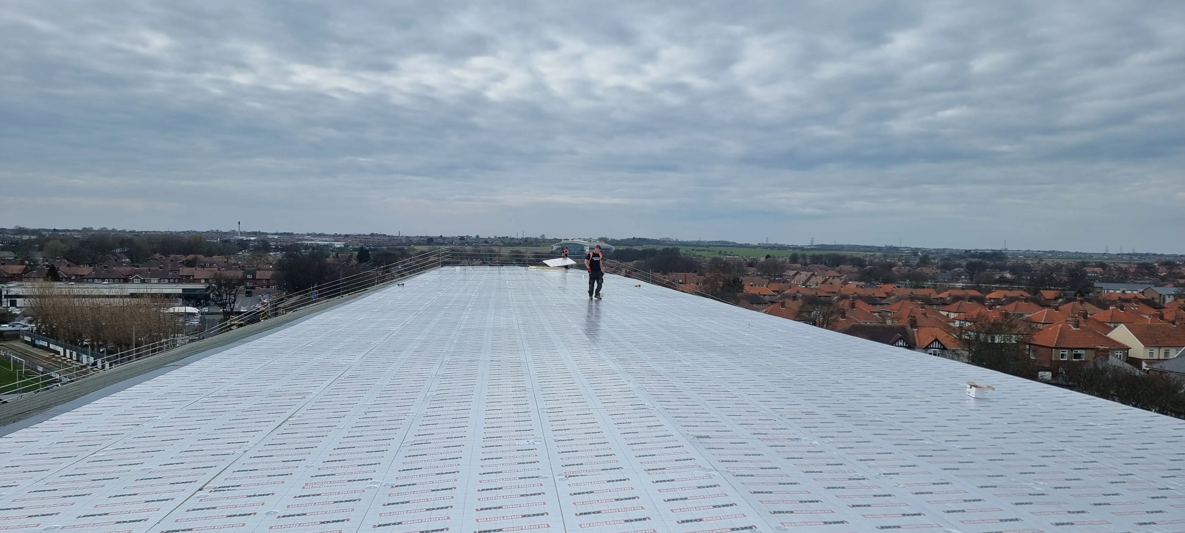 Completed flat roofing project by Sureseal Flat Roofing in South Yorkshire