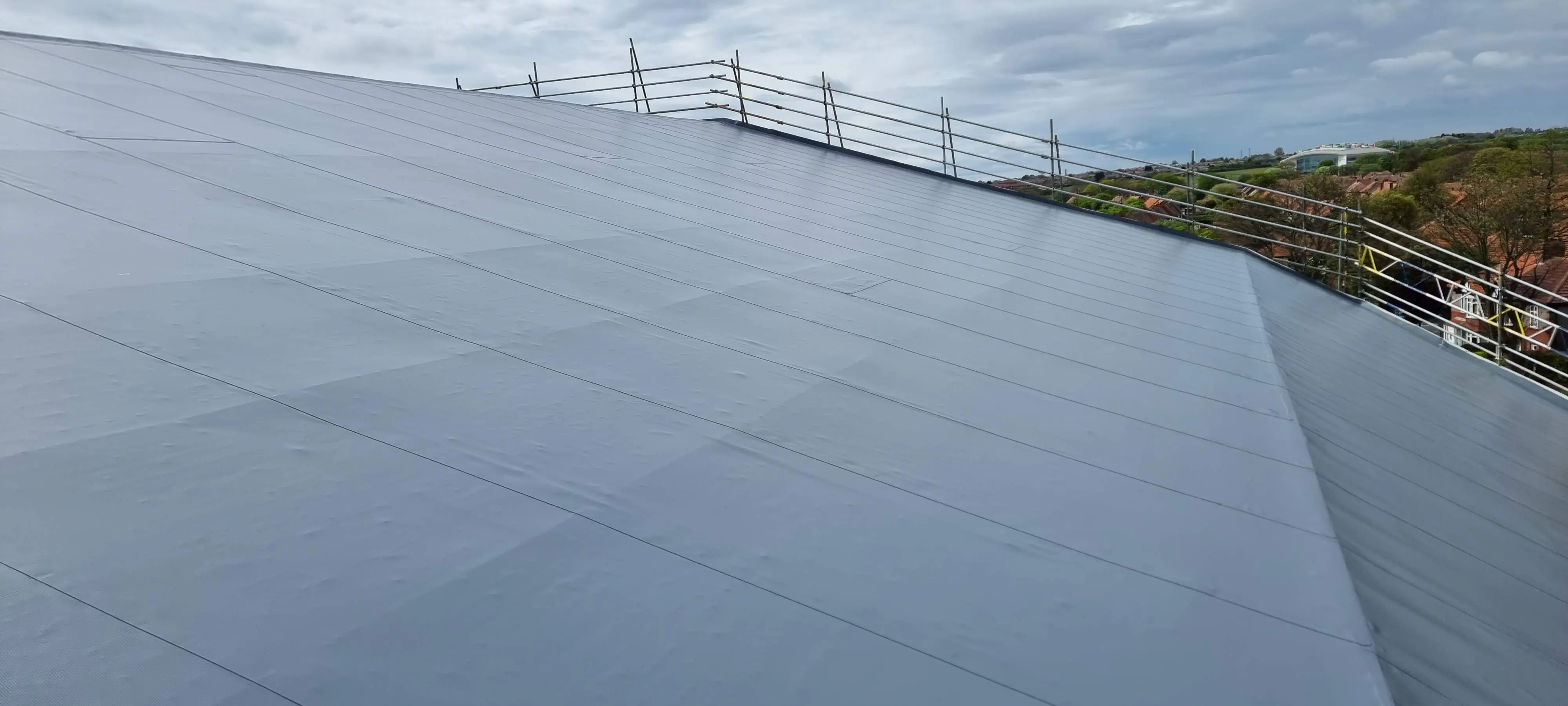 Completed flat roofing project by Sureseal Flat Roofing in South Yorkshire