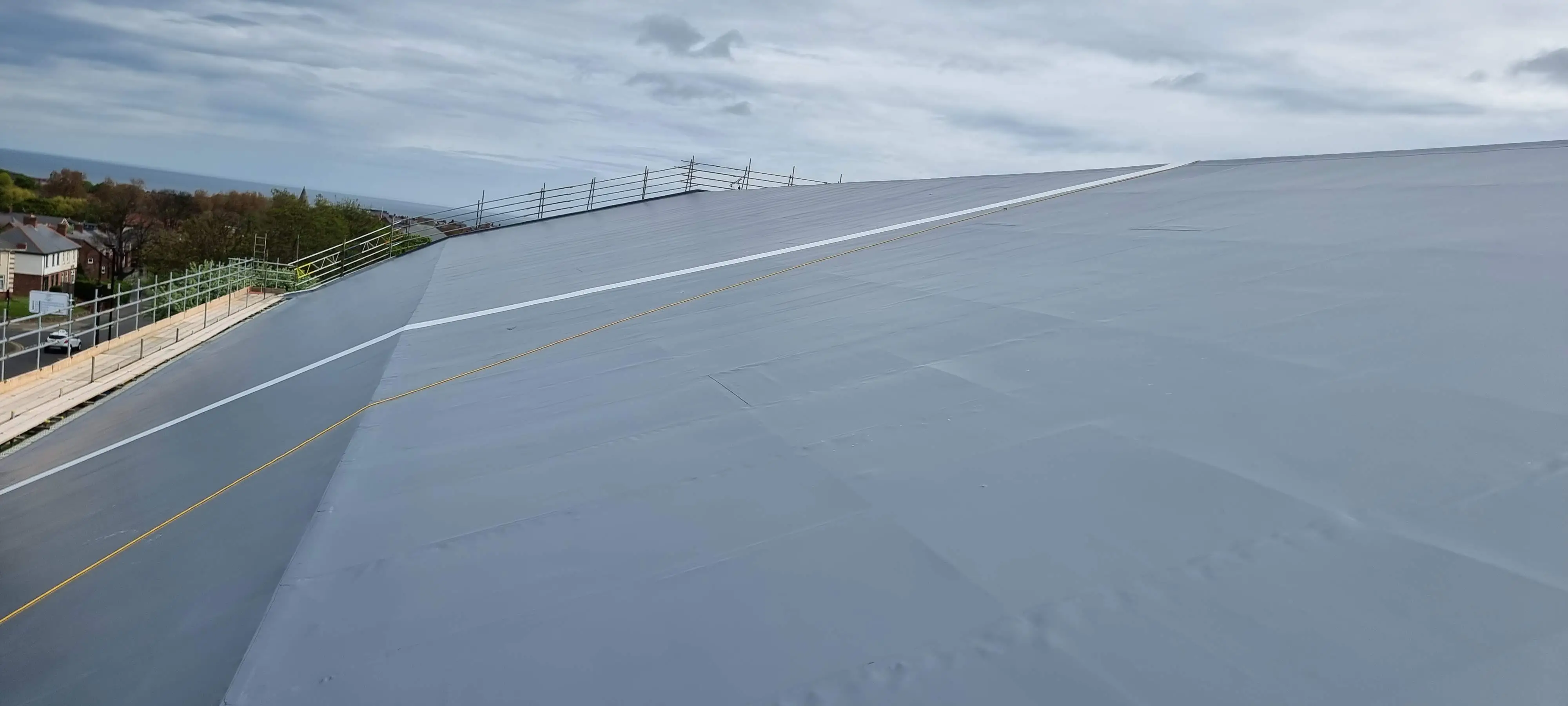 Completed flat roofing project by Sureseal Flat Roofing in South Yorkshire