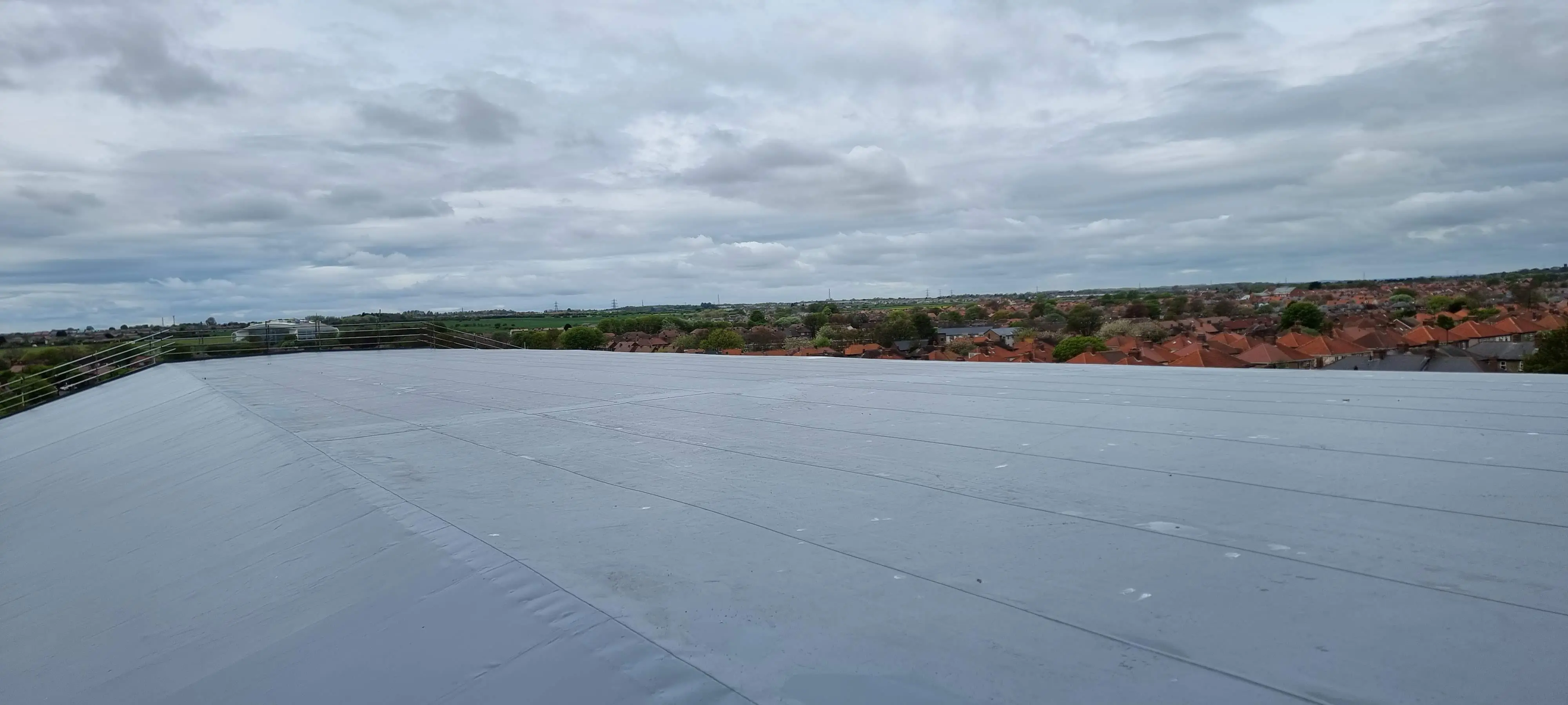Completed flat roofing project by Sureseal Flat Roofing in South Yorkshire