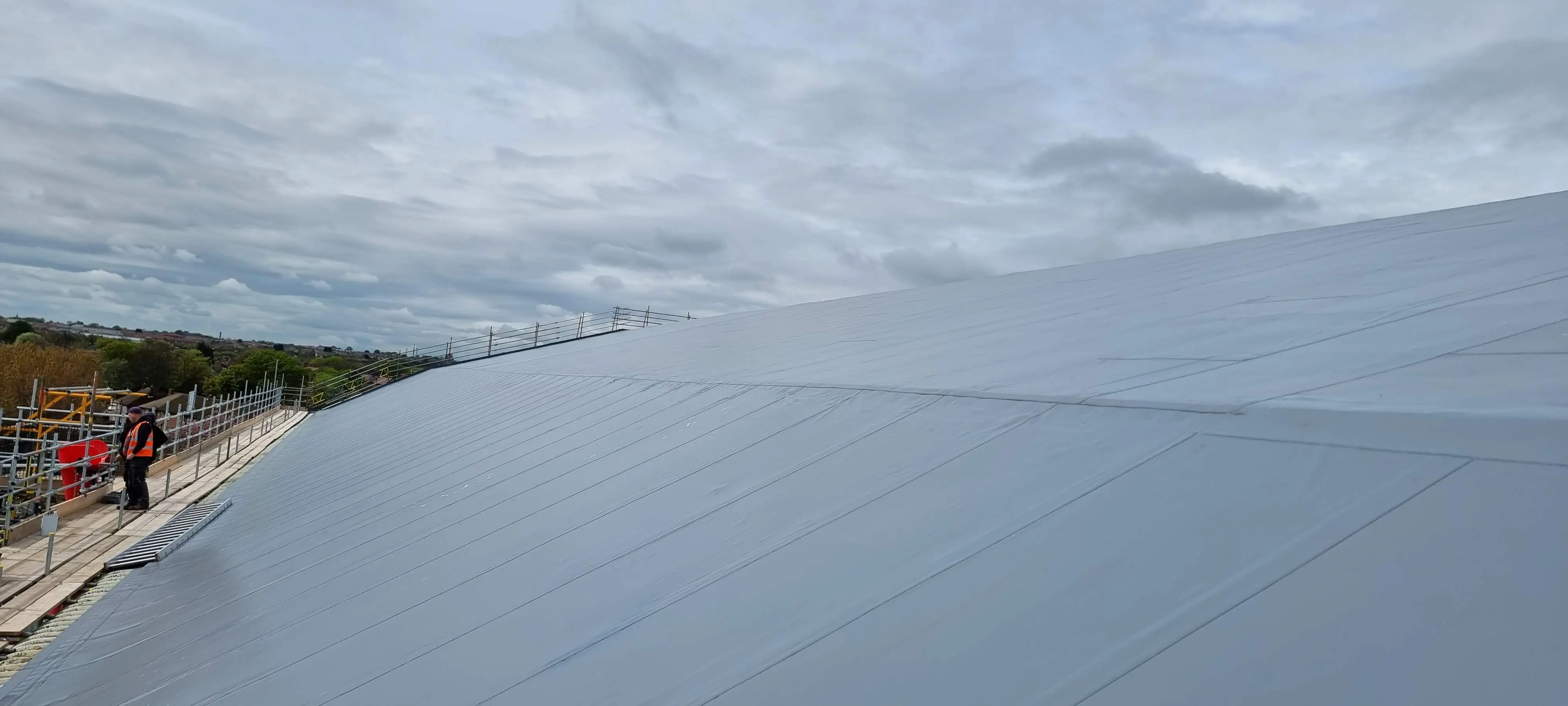 Completed flat roofing project by Sureseal Flat Roofing in South Yorkshire
