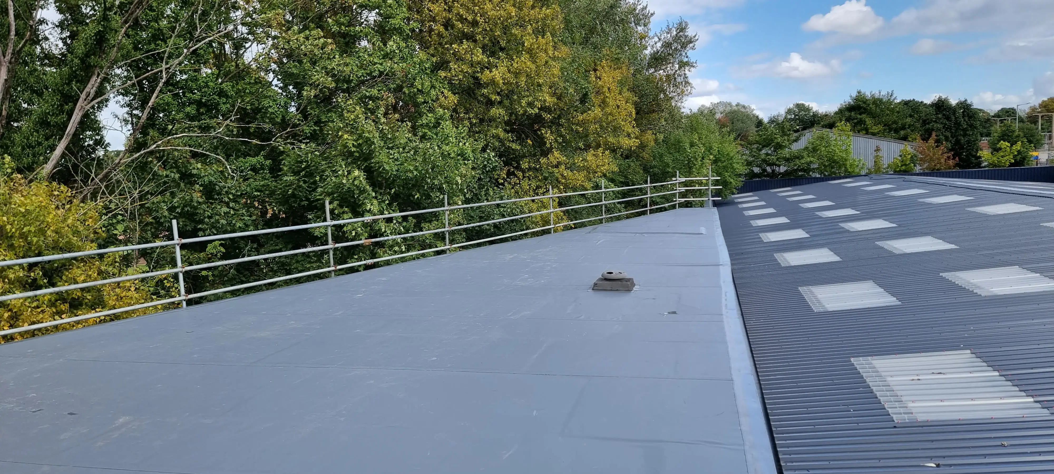 Warehouse roof refurbishment, Liverpool, commercial flat roofing in Liverpool