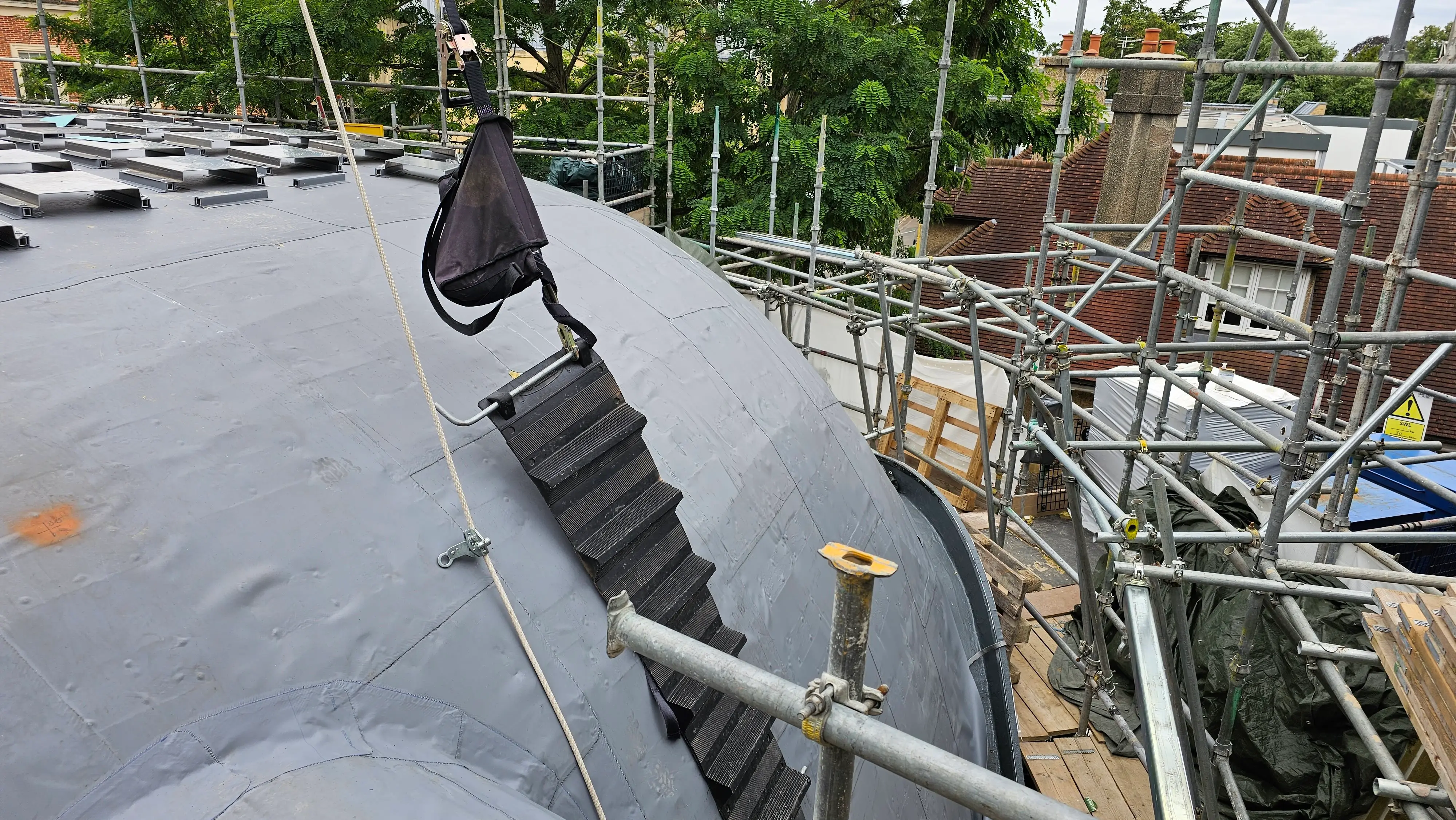 Completed flat roofing project by Sureseal Flat Roofing in South Yorkshire
