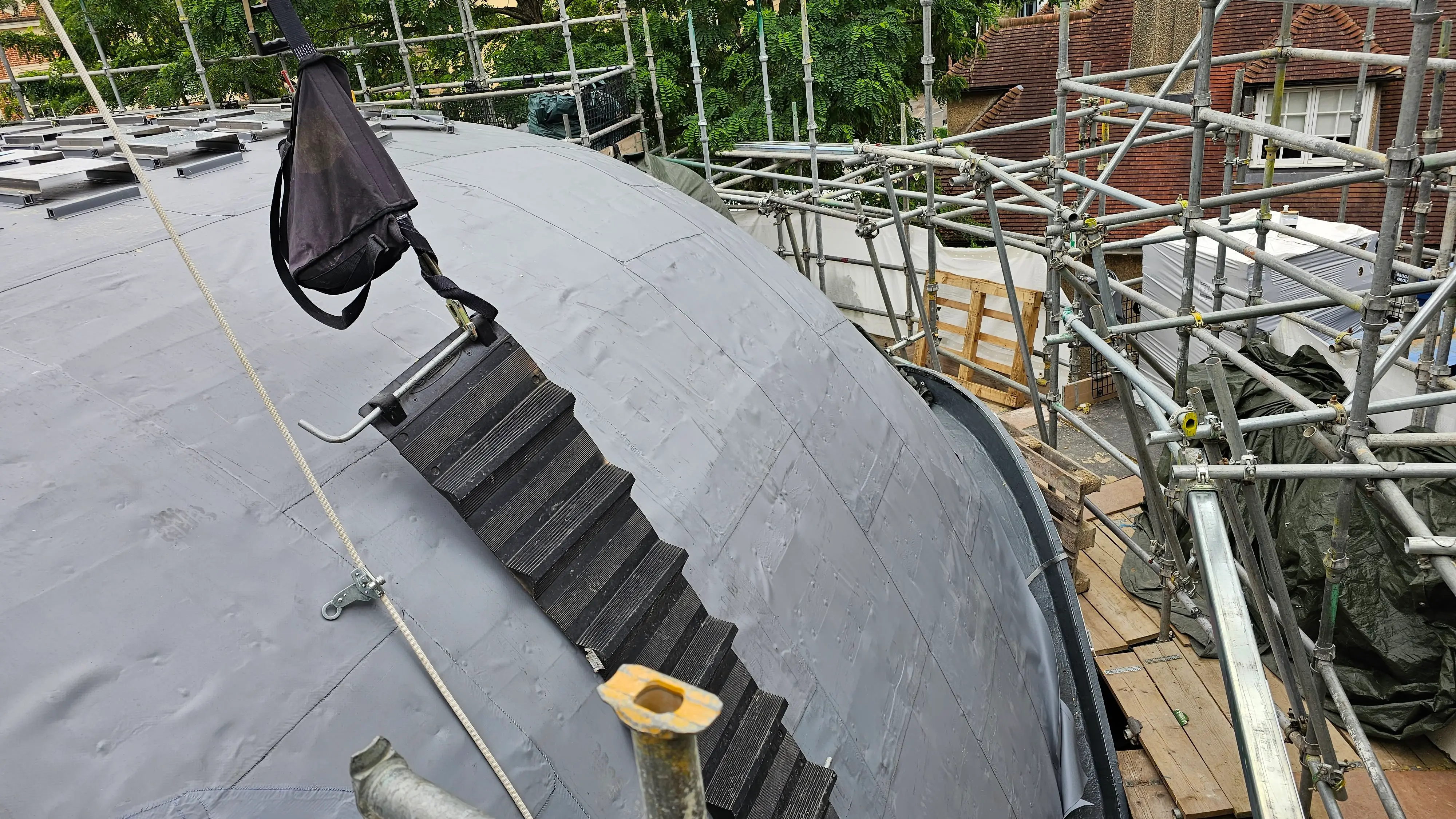 Completed flat roofing project by Sureseal Flat Roofing in South Yorkshire