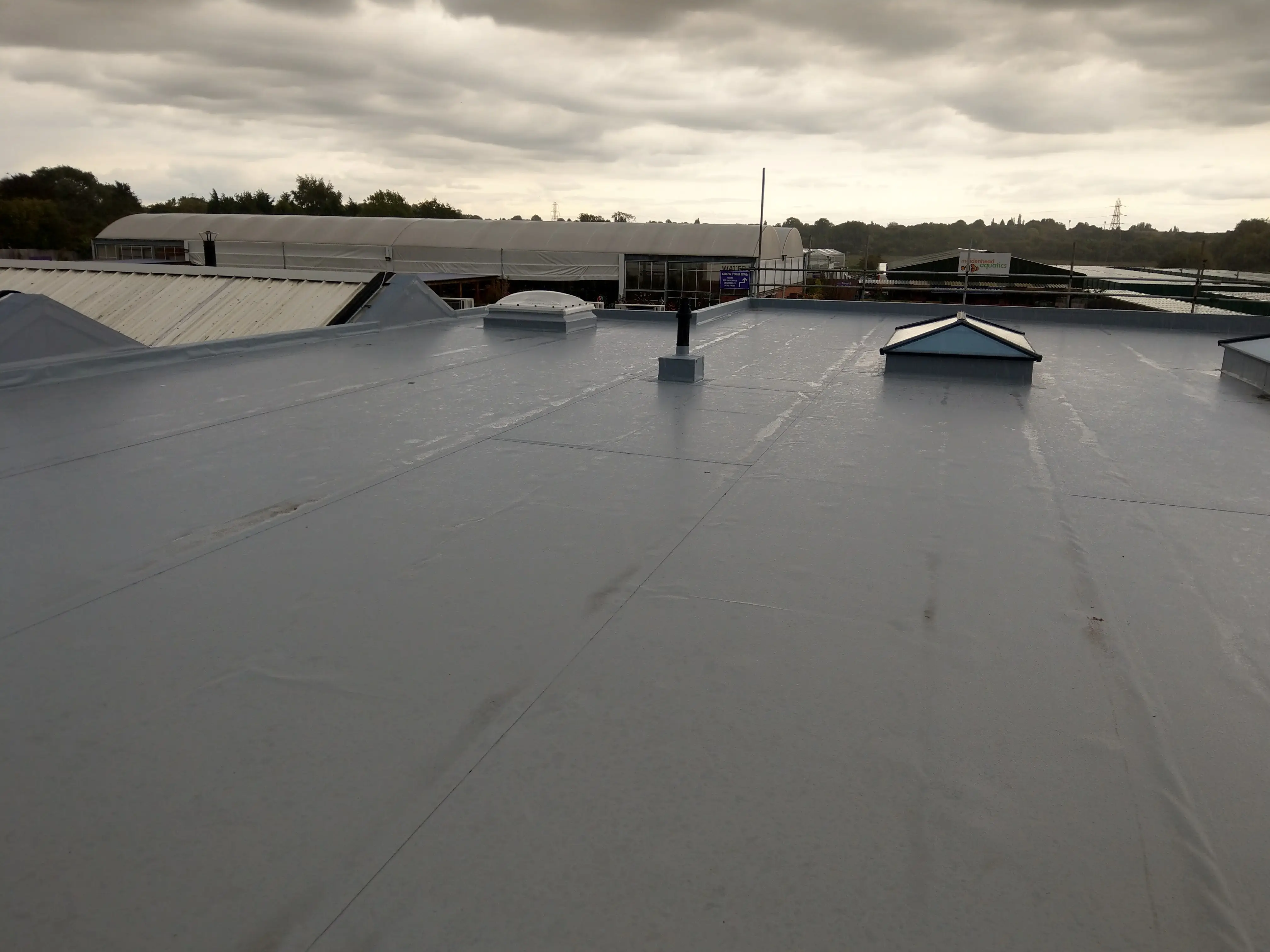 Completed flat roofing project by Sureseal Flat Roofing in South Yorkshire
