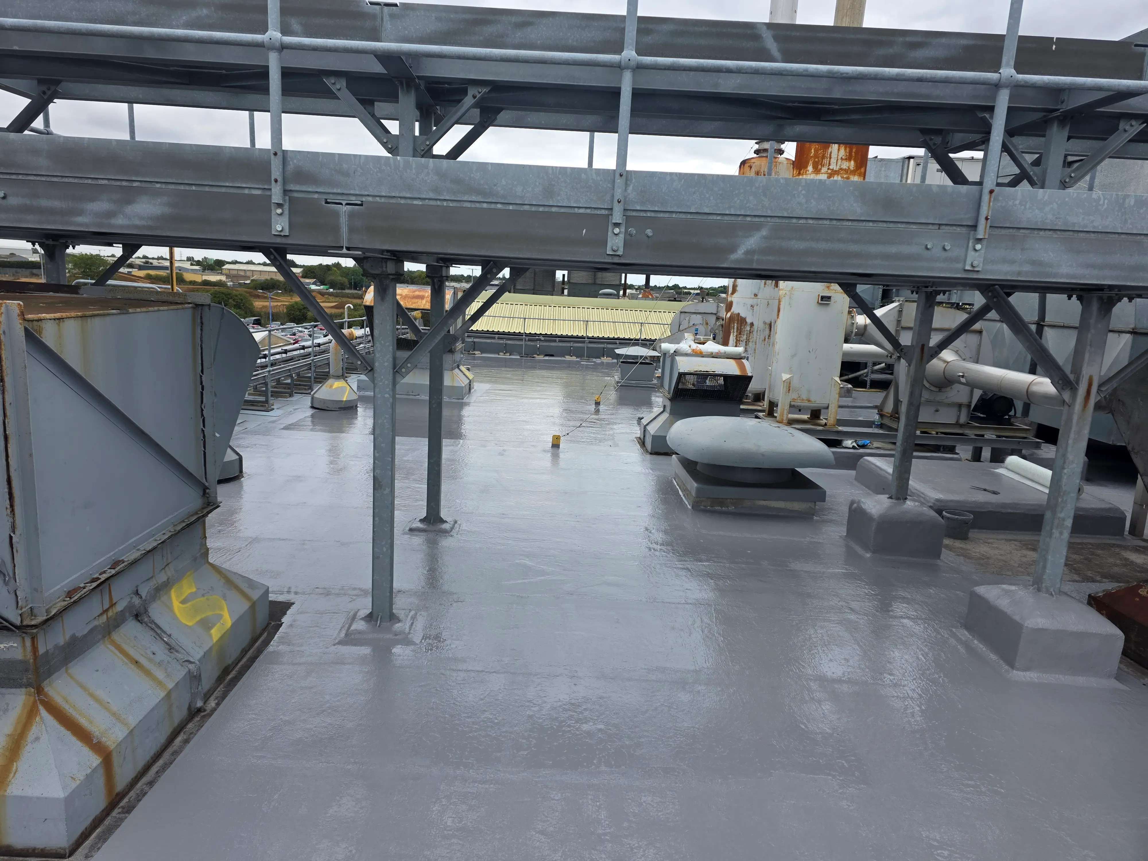 Perkins Engines Plant Roof Refurbishment — after