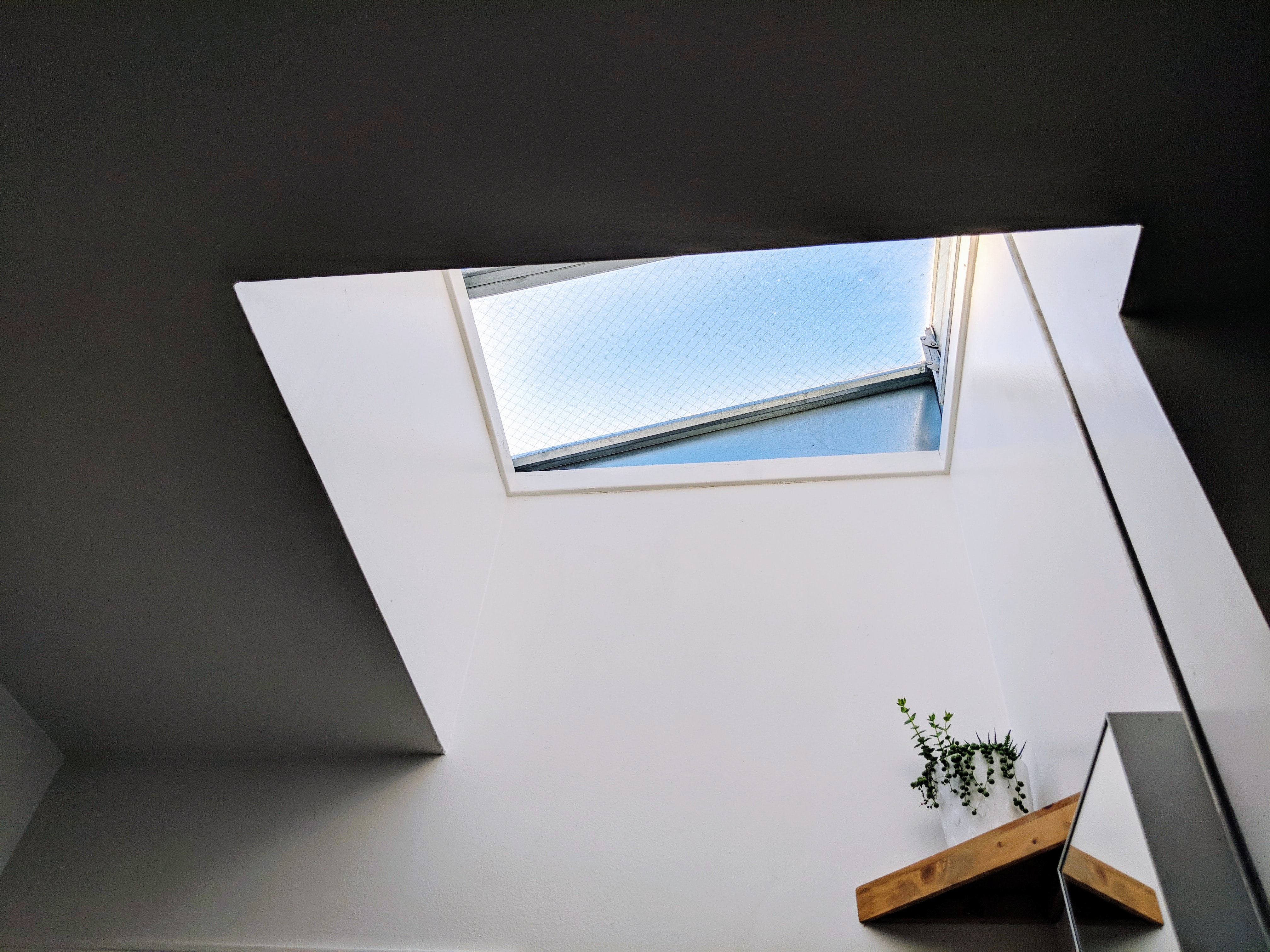 Is it possible to install a skylight on a flat roof?